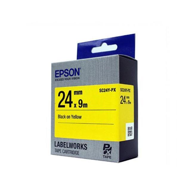 엡손 테이프카트리지 SC24Y(24mm Yellow Black)