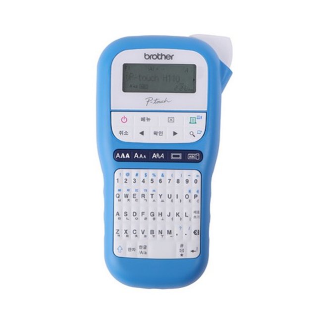 브라더 라벨프린터 PT-H110BW 블루