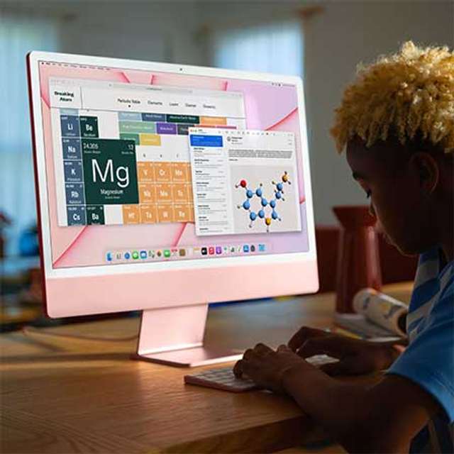 아이맥 24 M1, 8코어 CPU, 7코어 GPU, 8GB RAM, 256GB SSD - 그린 [MJV83KH/A]