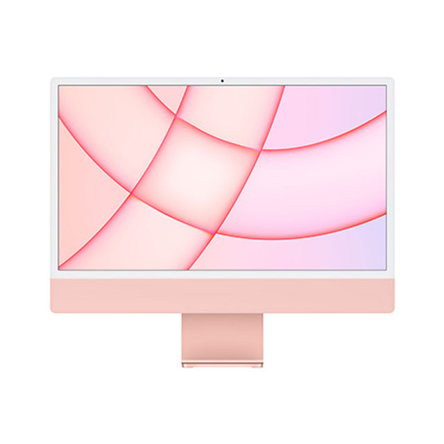 아이맥 24 M1, 8코어 CPU, 7코어 GPU, 8GB RAM, 256GB SSD - 핑크 [MJVA3KH/A]
