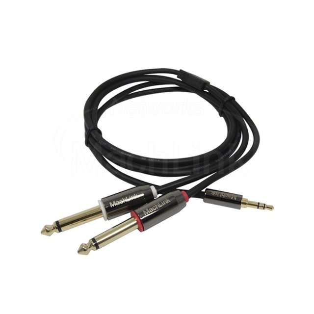 3극 스테레오 TO 5.5(6.3)모노 Y 오디오 케이블 15M ML-SY6150