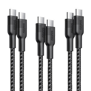 [CHOETECH] 초텍 PD 60+100W C to C타입 케이블 3종 세트(1.2m/2m/2m) MIX00108
