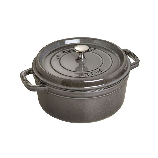 [해외직구] [Staub] 스타우브 원형 꼬꼬떼 냄비 18cm, 그레이