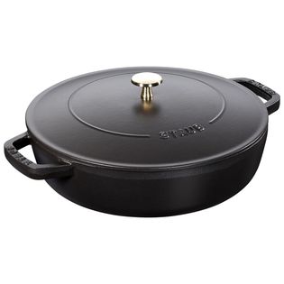 [해외직구] [Staub] 스타우브 시스테라 전골냄비 28cm, 블랙