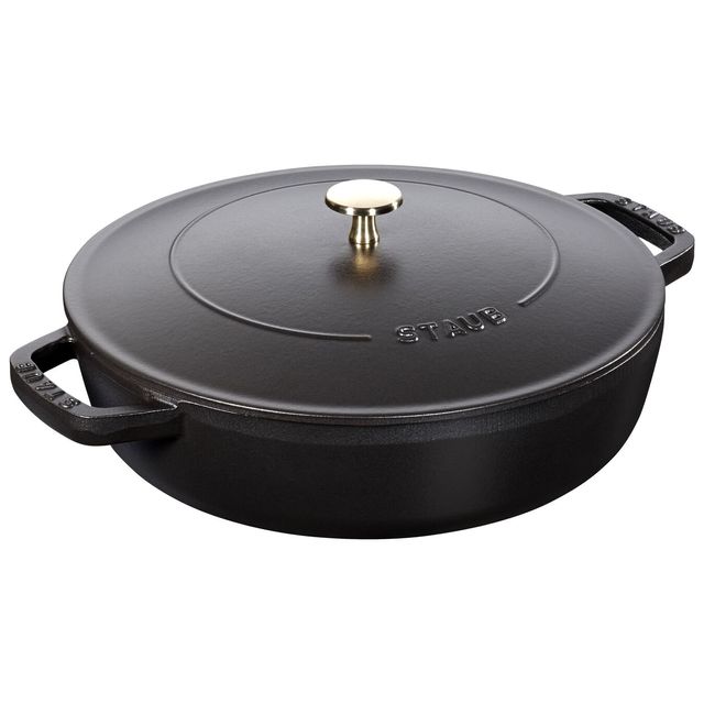 [해외직구] [Staub] 스타우브 시스테라 전골냄비 28cm, 블랙