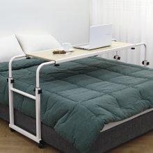 [바네스데코] 아이올라 침대 높이조절 사이드 테이블 (wood)