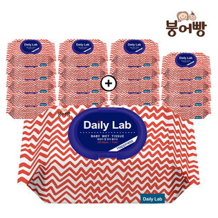 물티슈 데일리랩 해피니스 캡형 100매 20팩(평량35g)