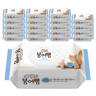 아기물티슈 올인원 캡형 70매 20팩(평량70g)