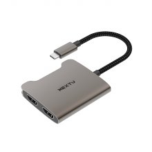 타입C 듀얼 HDMI 디스플레이 어댑터 NEXT 2271TCH-4K