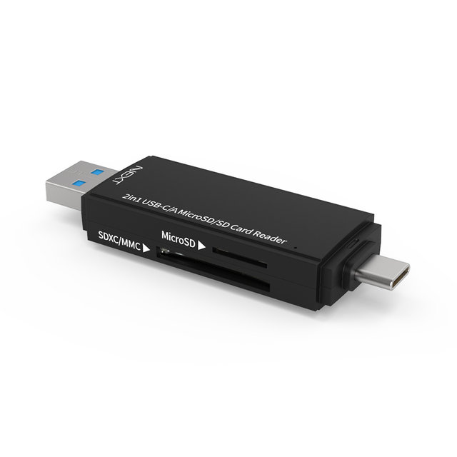USB C/A타입 스틱형 카드리더기 NEXT 9720TC-OTG