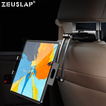  제우스랩 차량용 뒷좌석 핸드폰 태블릿 거치대 블랙