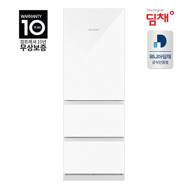 스탠드형 김치냉장고 EDT33EFGYWT (330L, 화이트)