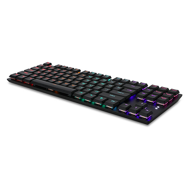 ABKO K640T SLIM 축교환 무빙LED 텐키리스 (적축)