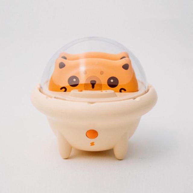 [해외직구] 귀여운 LED 캡슐 우주선 고양이 보조배터리