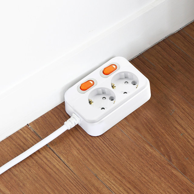 [1+1 특가] 현대 개별 절전형 멀티탭 2구 1.5M 콘센트