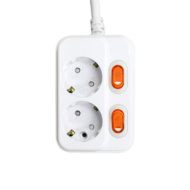 [1+1 특가] 현대 개별 절전형 멀티탭 2구 1.5M 콘센트