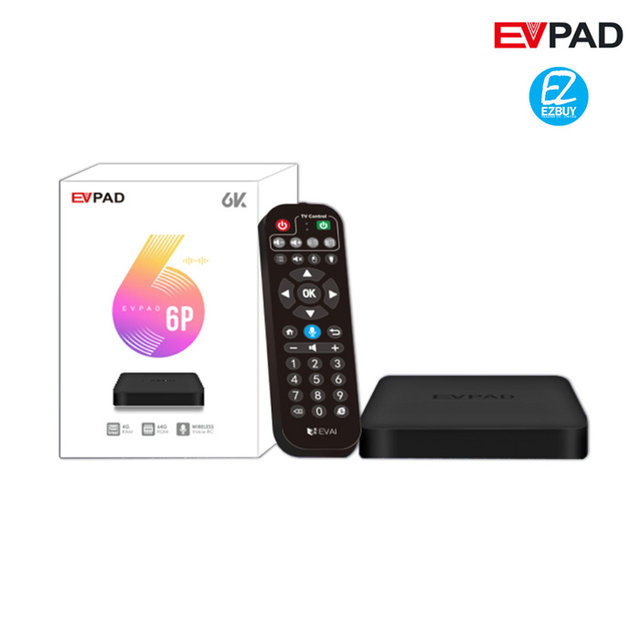 [해외직구] EVPAD 6P 안드로이드 셋톱박스 4GB+64GB 관부가세 포함