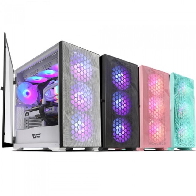 darkFlash DLX21 RGB MESH 강화유리 (화이트)