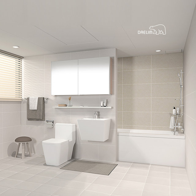 [웨딩페어 단독혜택]대림바스 멜로우 슬라이딩 거실욕실 리모델링