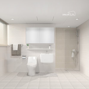 [대림바스] 멜로우 욕실 리모델링 (슬라이딩장 /안방)