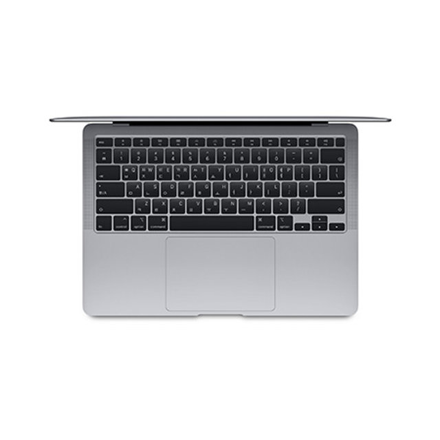 맥북에어 CTO 13 M1, 7코어 GPU, 16GB RAM, 256GB SSD - 스페이스그레이 [Z124000BL]