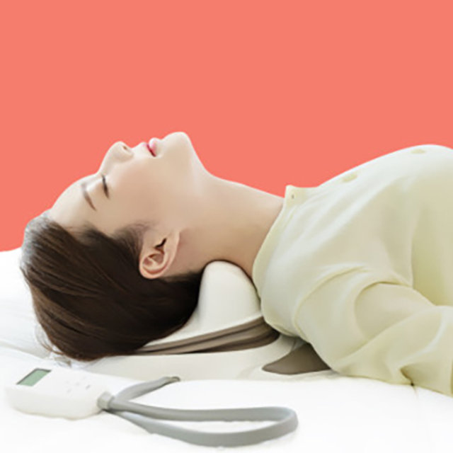 [젤패드증정]누워넥 목어깨 스트레칭 공기압 안마기 ZP2766
