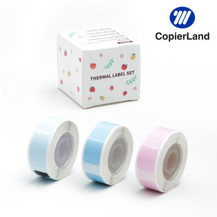 D30S 전용 라벨테이프 DCP1240-125T3 단색 Pink&blue