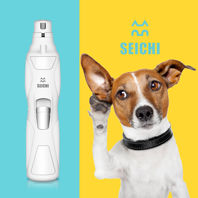 세이치 반려동물 전동 LED 고양이 강아지 발톱깎이 발톱갈이