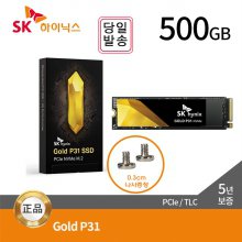 SK하이닉스 Gold P31 500GB M.2 NVMe TLC 5년보증