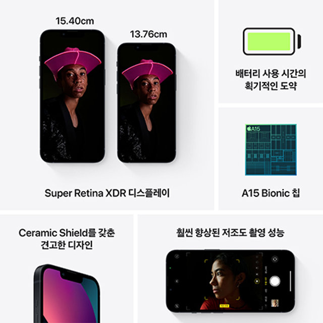 아이폰13 자급제 (128GB, 미드나잇)