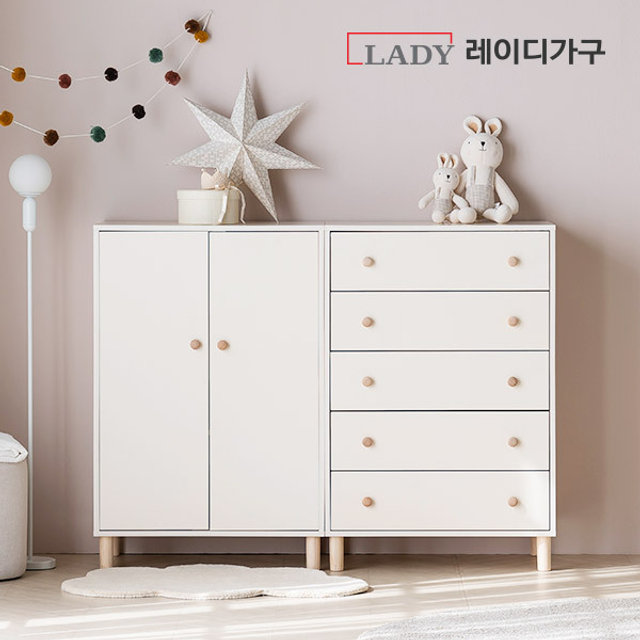 [착불] 스칸딕 동그리 베이비 옷장 세트 1600