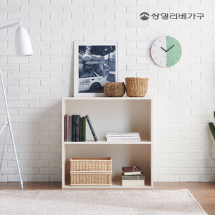  에센셜 E0 800 2단 오픈형 수납장 
