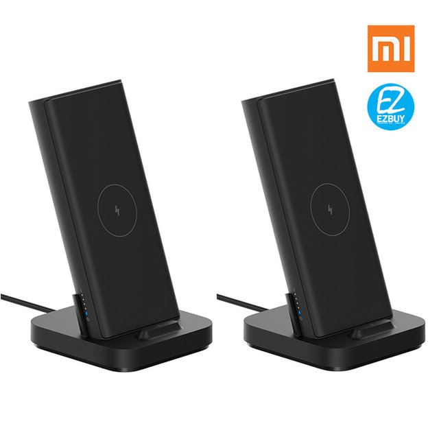 [해외직구] [1+1 원플러스원] 샤오미 2in1 스탠드 무선충전 보