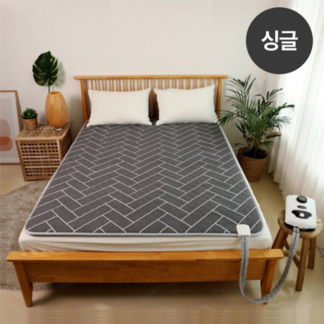 한일의료기 돌흙침대 온수매트 싱글 HI-HM8150S [발수처리, 무동력 순간가열, 쿠션감]