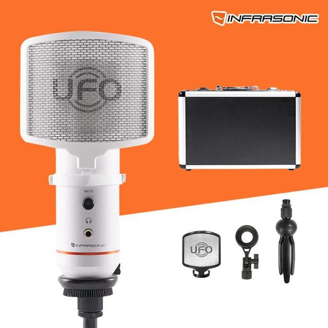 인프라소닉 UFO Mini 화이트 블랙 콘덴서 개인방송 마이크