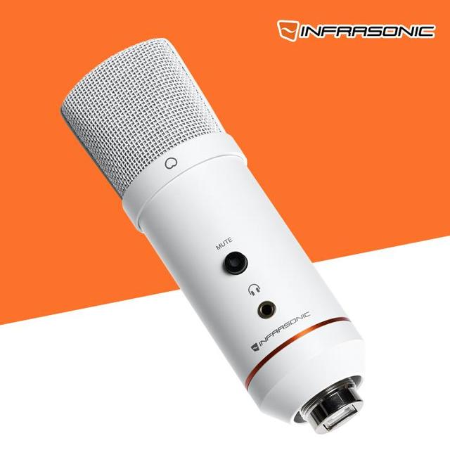 인프라소닉 UFO Mini 화이트 블랙 콘덴서 개인방송 마이크