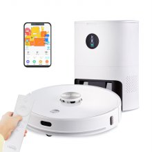 (예약판매 6/7일 순차발송)무선 물걸레 로봇청소기 LH90 클린스테이션 앱연동