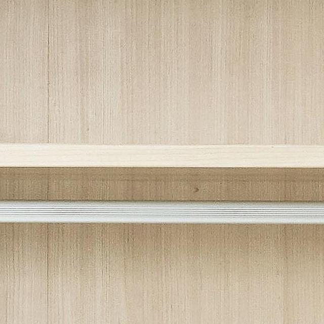 한샘 바이엘 글로시 거울옷장 90cm(높이216cm) 화이트 하이글로시 1단 내부서랍형