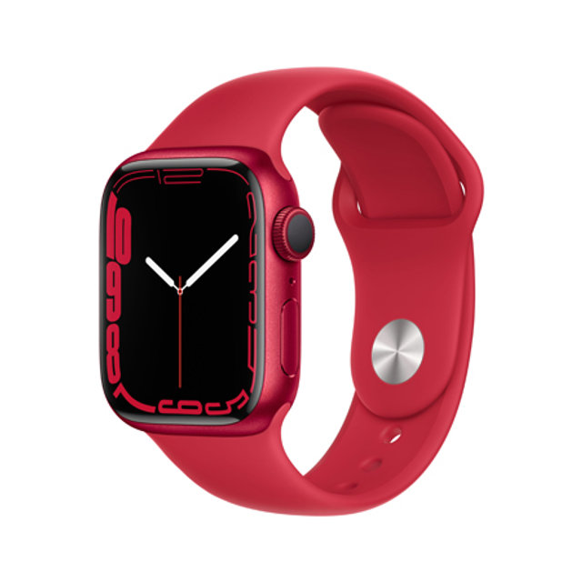 애플워치 7  45mm GPS+Cellular (PRODUCT)RED 알루미늄 케이스 레드 스포츠 밴드