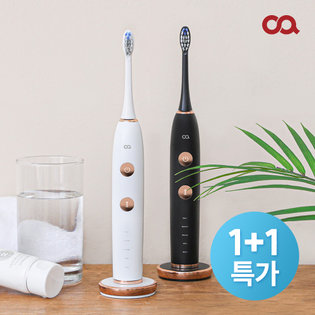 클린이소프트 1+1 화이트 전동칫솔 패키지 (EV0488)