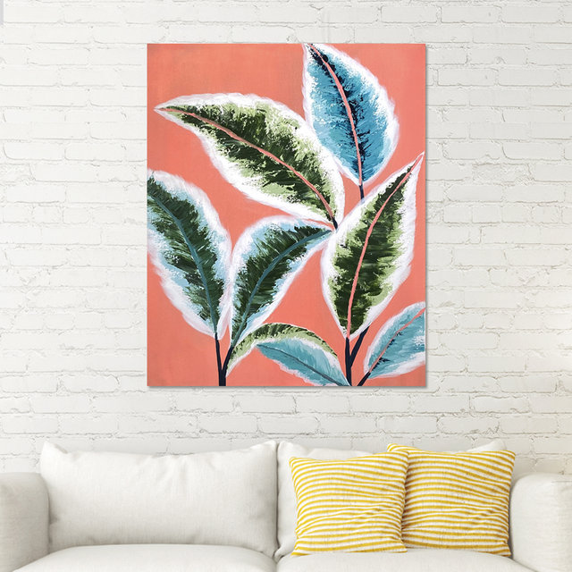 핸드페인팅 캔버스 액자 바바 (65x80cm)