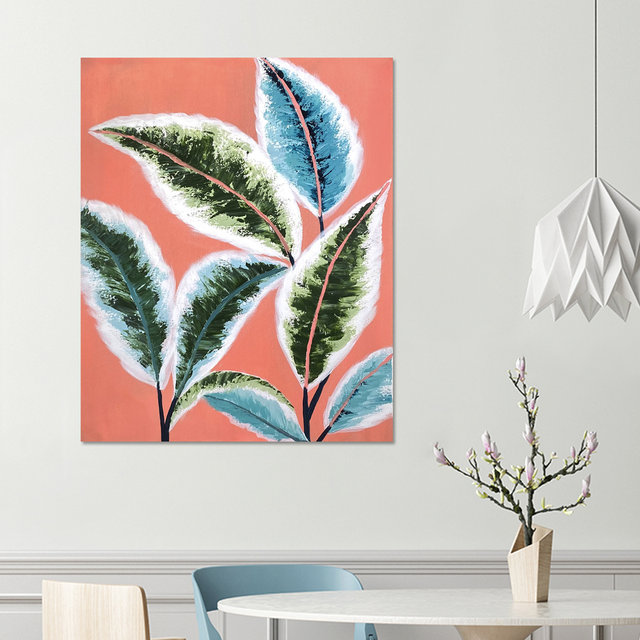 핸드페인팅 캔버스 액자 바바 (65x80cm)