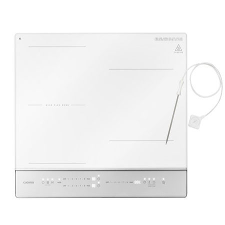 3구 인덕션 CIR-EP301FW [ 150mm / 셰프스틱 / 3400W 최고화력 / 와이드 플렉스존 ]