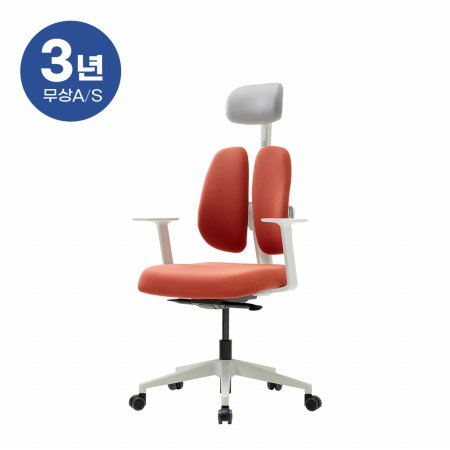 듀오백 골드 D2500G-FSW 패브릭 책상의자 팔걸이고정