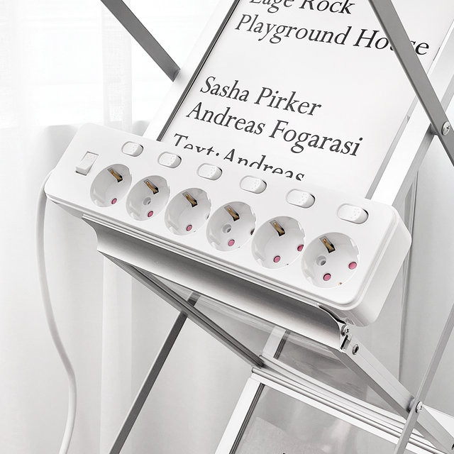 더좋은 멀티탭 개별 스위치 과부하차단 6구 2M