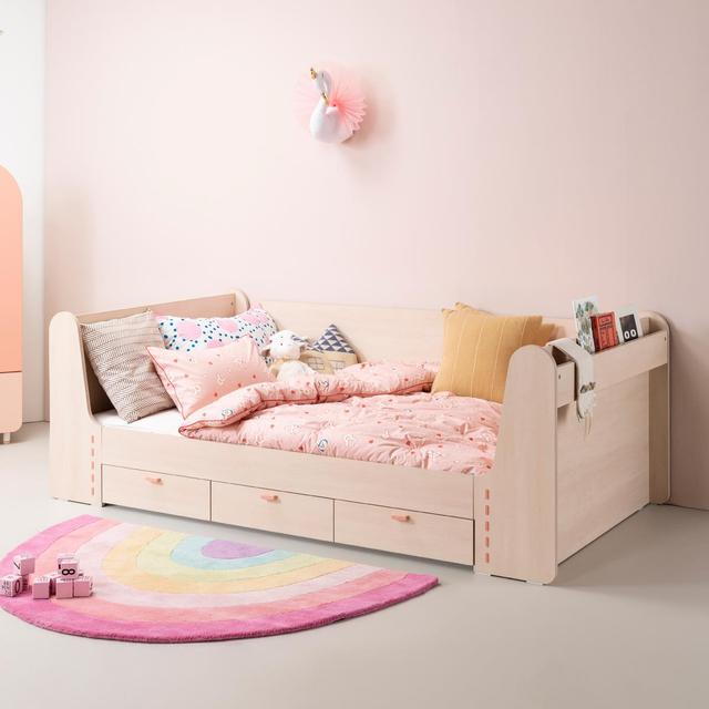 톨 키즈 서랍형 슈퍼싱글침대 프레임(일면가드형)