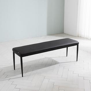 토핑 6인 가죽 식탁벤치의자