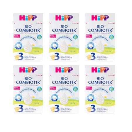  [해외직구] HiPP 힙 바이오 콤비오틱 분유 3단계 600g 6통