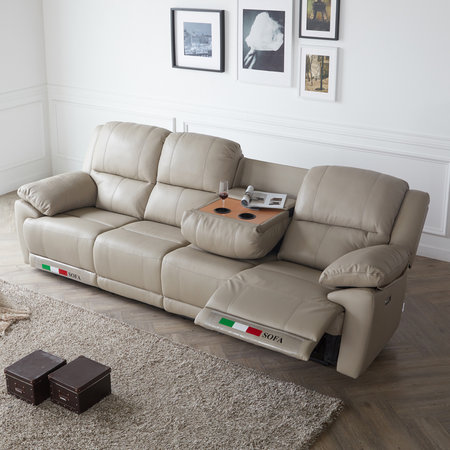 [아이앤] 러셀 4인 리클라이너 소파 LC