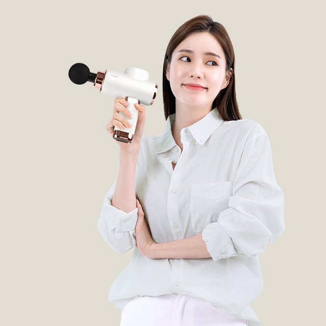 초경량 로이 무선 마사지건 목 어깨 전신 안마기 ZP2495